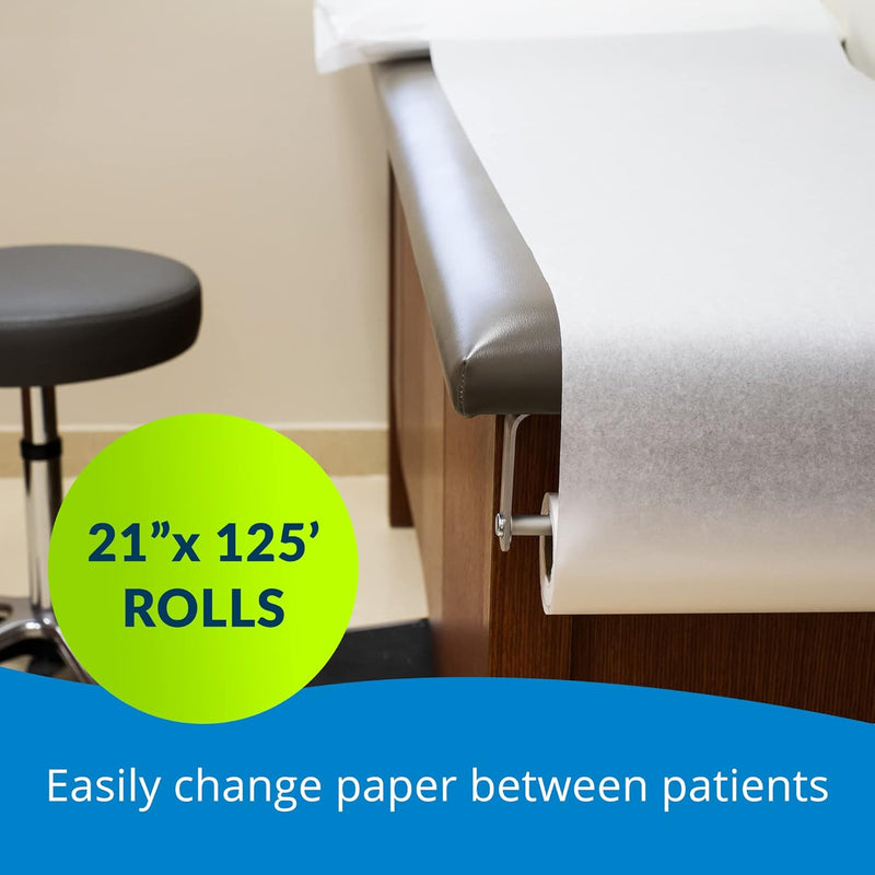 Smooth Natural Color Medical Paper Roll 18"x225 Ft - 12 Rolls